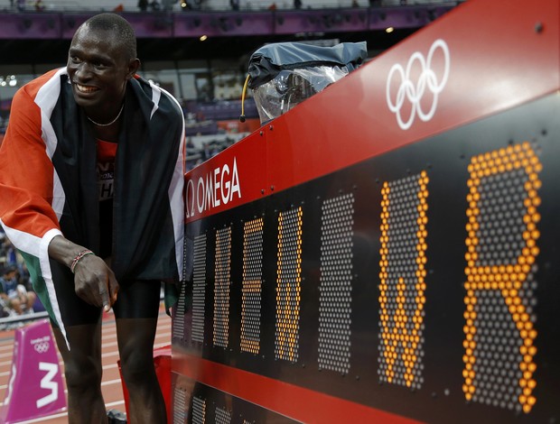 David Rudisha cravou 1m40s91 e bateu o próprio recorde (Foto: Reuters)