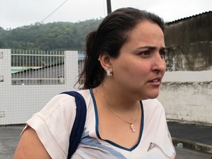 Vanessa Sabino, mãe da jovem agredida em Santos, SP (Foto: Mariane Rossi/G1)