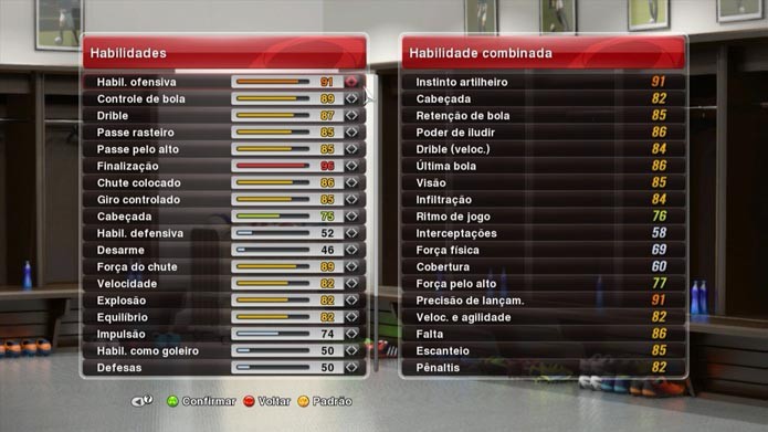 Pro Evolution Soccer 2014: como editar jogadores no game (Foto: Reprodução/Murilo Molina)