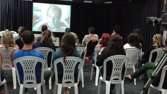Editor do Jornal do Nacional participou por vídeoconferência (Foto: RBS TV/Divulgação)