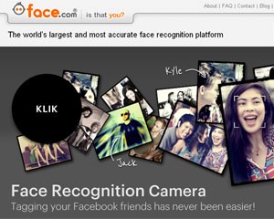 Face.com desenvolve tecnologia de reconhecimento facial (Foto: Reprodução)