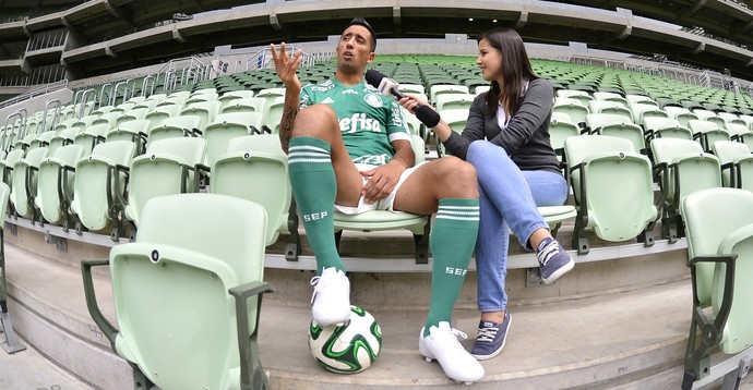 Barrios na Arena do Palmeiras (Foto: Mauro Horita)