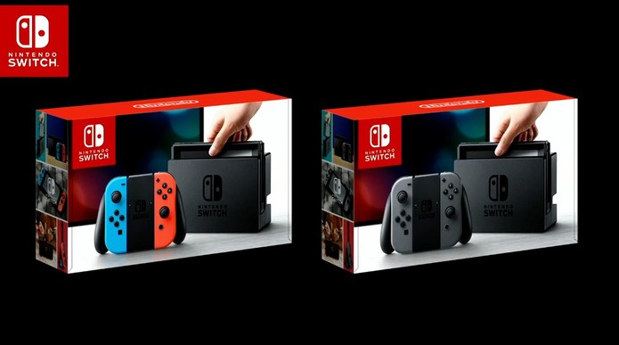 Switch terá opção de pacote de controles coloridos ou na cor padrão (Foto: Divulgação/Nintendo) (Foto: Switch terá opção de pacote de controles coloridos ou na cor padrão (Foto: Divulgação/Nintendo)) Switch terá opção de pacote de controles coloridos ou na cor padrão (Foto: Divulgação/Nintendo) (Foto: Switch terá opção de pacote de controles coloridos ou na cor padrão (Foto: Divulgação/Nintendo))