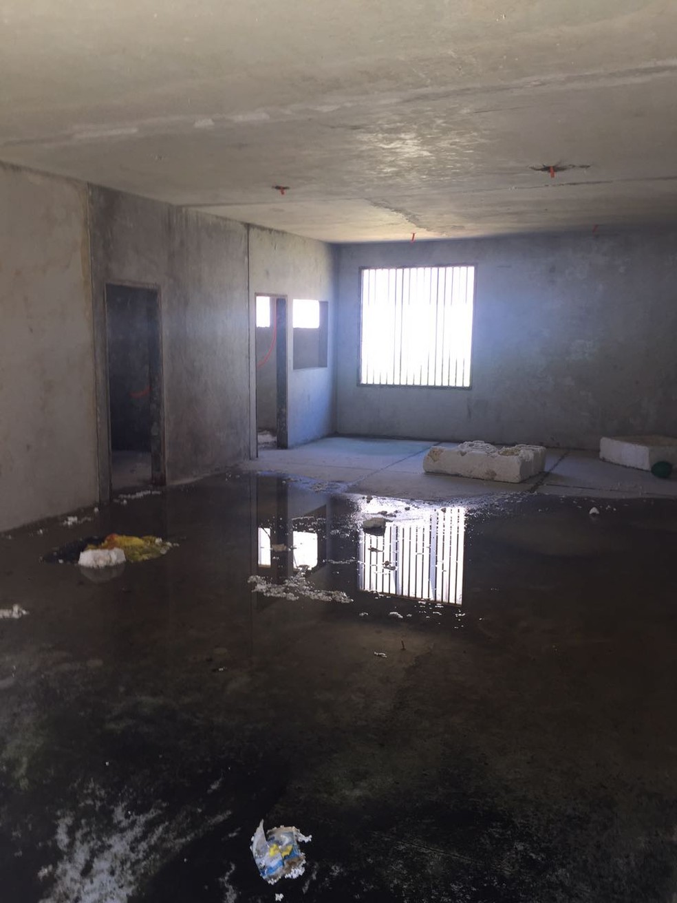 Obra de Cadeia Pública paralisada em Bangu (Foto: Divulgação)