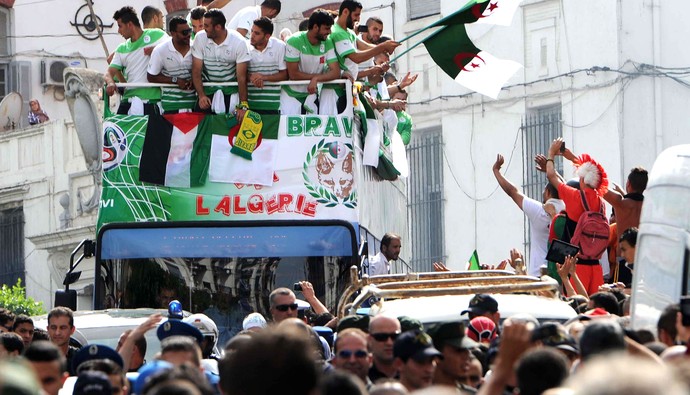 Chegada Argélia  (Foto: Agência AFP )