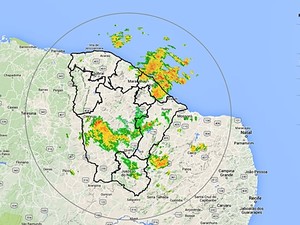 Previsão de chuvas abaixo da média permanece, segundo Funceme (Foto: Funceme/Divulgação)