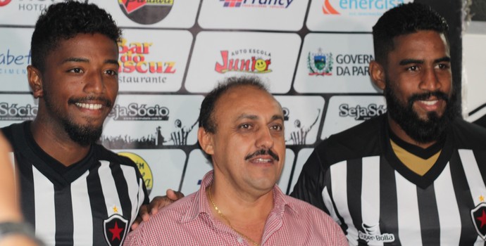 Diogo Rangel, Luiz Paulo e Zezinho do Botafogo-PB (Foto: Cisco Nobre, GloboEsporte.com/pb) Diogo Rangel, Luiz Paulo e Zezinho do Botafogo-PB (Foto: Cisco Nobre, GloboEsporte.com/pb)