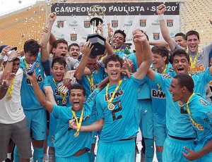 Santos campeão paulista Sub-20 (Foto: Pedro Ernesto Guerra Azevedo/Divulgação Santos FC)