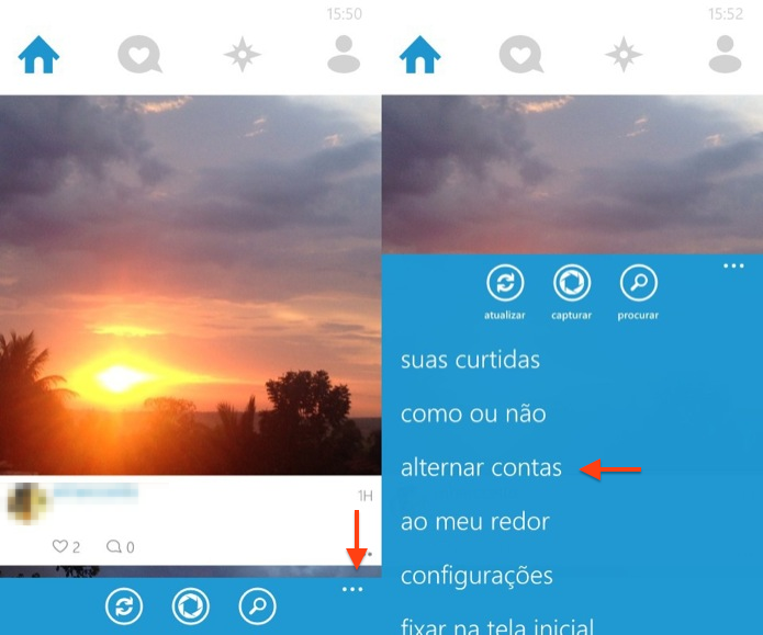 Adicionando uma nova conta (Foto: Reprodução/Helito Bijora)