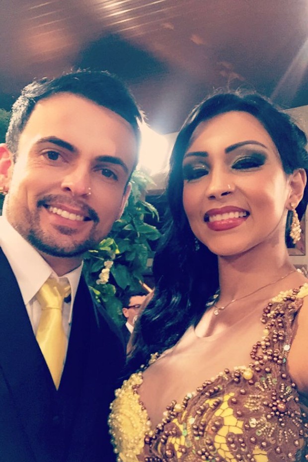 Jenny Miranda com o marido, Odair Lopes (Foto: Arquivo pessoal)