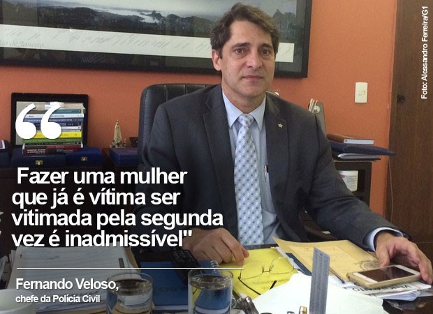 Chefe de Polícia Civil do Rio, delegado Fernando Veloso (Foto: Alessandro Ferreira/G1)