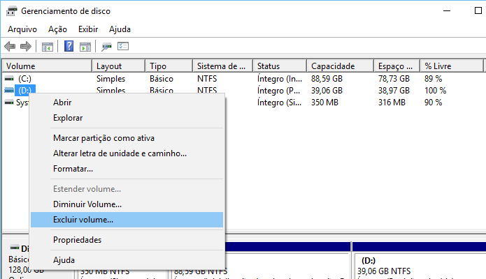 Como Criar E Apagar Uma Partição No Windows 10 Dicas E Tutoriais Techtudo 7538