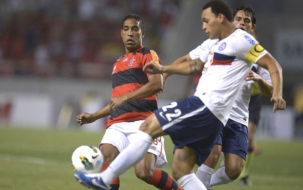 Cleber Santana, Flamengo e Bahia (Foto: Mauricio Val / Vipcomm)
