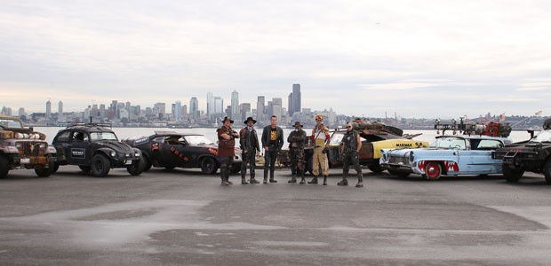 Em parceria com o estúdio Warner Bros., Uber faz corridas com carros do filme 'Mad Max' em Seattle, nos EUA. (Foto: Divulgação/Uber)