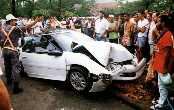 Dener acidente de carro fatal (Foto: Delfim Viera / Agência Estado)