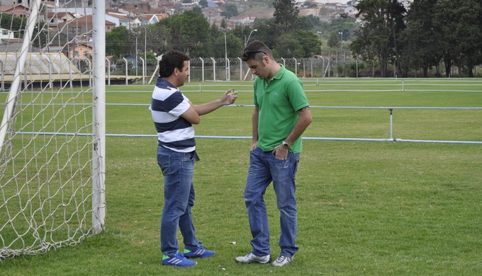 Gian Rodrigues e Franco Martins caldense (Foto: Filipe Martins) Gian Rodrigues e Franco Martins caldense (Foto: Filipe Martins)