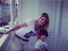 Mari Alexandre curte férias com o filho na Disney 