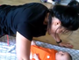 Suzana Alves faz ginástica com o filho de três meses: 'Aula com a mamãe'