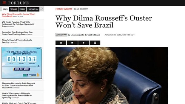 O impeachment irá solucionar meses de crise aguda no país? Para consultor brasileiro ouvido por revista, a "resposta curta é não" (Foto: Reprodução)