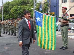 Wellington Dias toma posse como governador do Piauí (Foto: G1)
