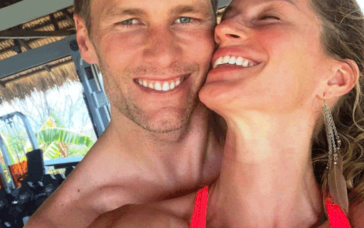 Gisele Bündchen faz homenagem a Tom Brady e ele responde em português