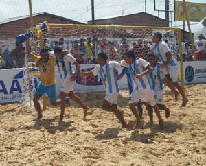Humberto de Campos - campeão futebol de areia Maranhão 2014 (Foto: Bruno Alves)