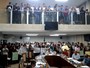 Manifestantes vão às ruas por saúde pública em São João da Boa Vista, SP Manifestantes vão às ruas por saúde pública em São João da Boa Vista, SP
