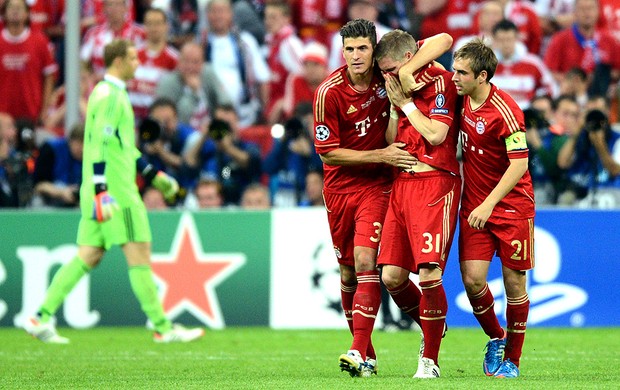 Bastian Schweinsteiger derrota Bayern de Munique final Chelsea 2012 (Foto: AFP)