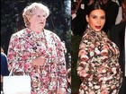 Robin Williams mostra foto com roupa parecida com a de Kardashian