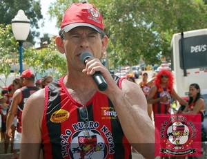 Edglenes Santos, organizador do Bloco do Flamengo em Marechal Deodoro-AL (Foto: Divulgação / Facebook)