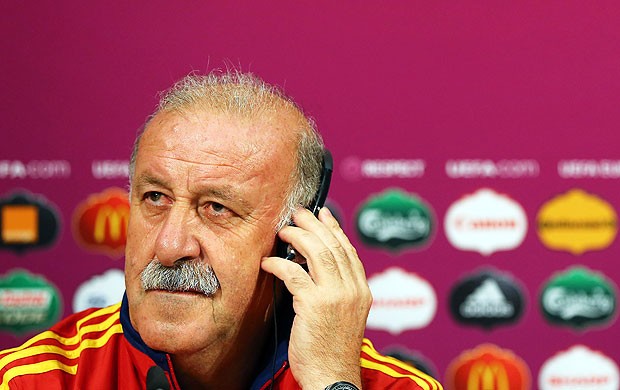 Coletiva Del Bosque - Espanha (Foto: AFP)