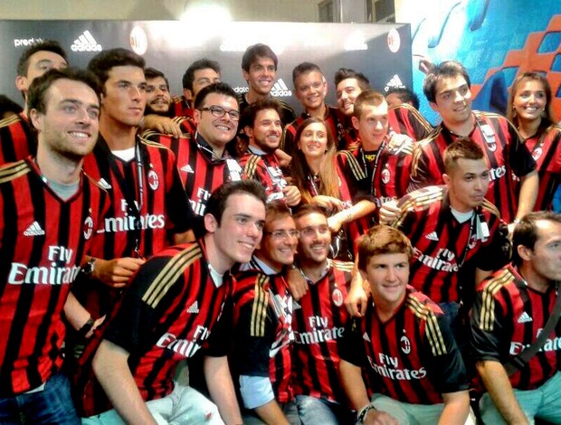 Kaká, do Milan, em evento promocional da Adidas (Foto: Reprodução / Twitter)