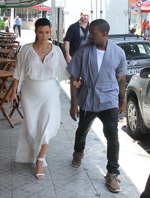 Kim Kardashian, Will Smith e Kanye West vão ao Vidigal, RJ (Foto: Delson Silva / Agnews)