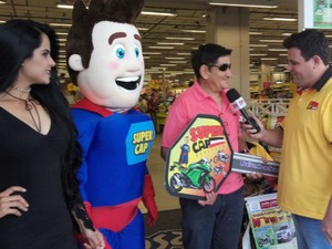 Paulo Camargo ganhou uma Honda GC, no valor de R$ 8.500 (Foto: Divulgação) Paulo Camargo ganhou uma Honda GC, no valor de R$ 8.500 (Foto: Divulgação)