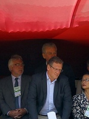 Jérôme Valcke no Beira-Rio (Foto: Divulgação/Fifa.com)