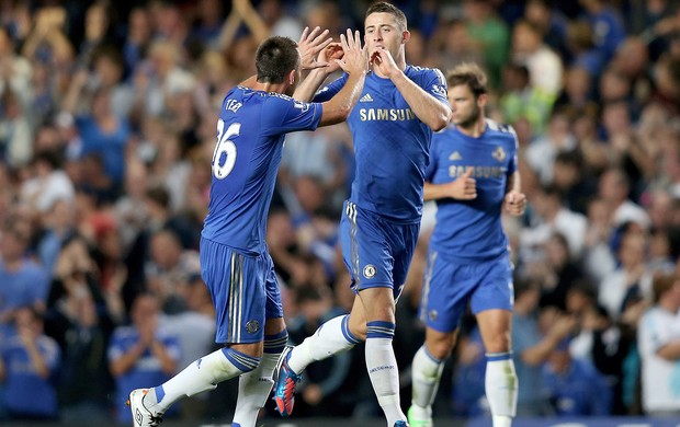Gary Cahill e Terry, Chelsea x Reading (Foto: Agência Getty Images)