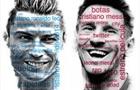 CR7 tem mais territórios que Messi no "War de buscas" do Google (Reprodução arte jornal Marca)