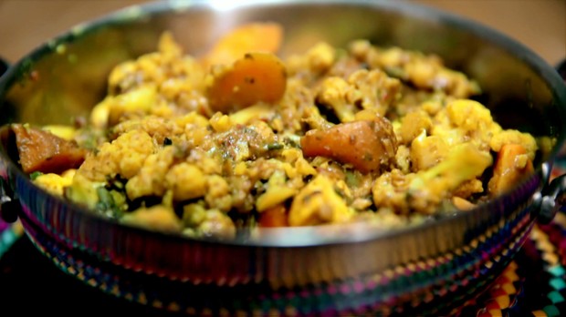 Curry de Vegetais: receita da Bela Gil para o Bela Cozinha (Foto: Reproduo/GNT) Curry de Vegetais: receita da Bela Gil para o Bela Cozinha (Foto: Reproduo/GNT)