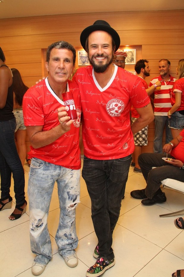 Paulinho Vilhena e Eri Johnson no Salgueiro (Foto: Anderson Borde/ Ag.News)