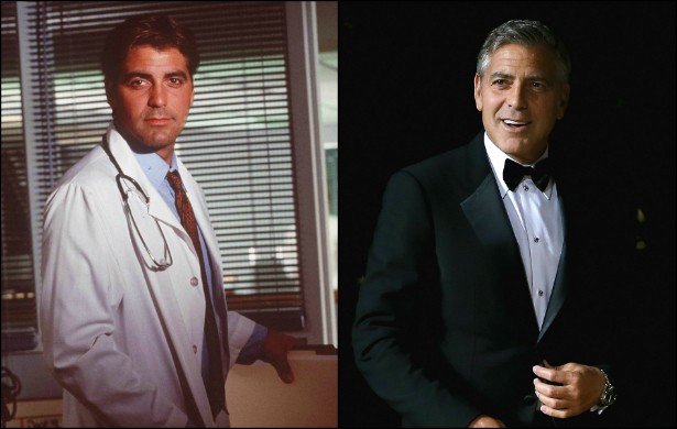 Quem não queria ficar nas boas mãos do Dr. Doug Ross da série 'Plantão Médico' (1994–2009)? No início da terceira temporada da série, George Clooney tinha 34 anos. Atualmente tem 53 — e continua supercharmoso. (Foto: Getty Images)