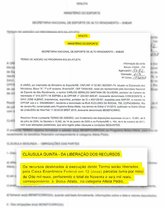 Montagem-Contrato-Davi (Foto: infoesporte) Montagem-Contrato-Davi (Foto: infoesporte)