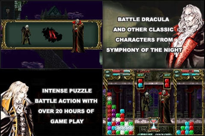 Castlevania Puzzle não era exatamente o que a comunidade gamer esperava (Foto: Divulgação)
