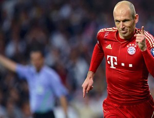 Comemoração Robben - Real Madrid X Bayern (Foto: Ag. Reuters)