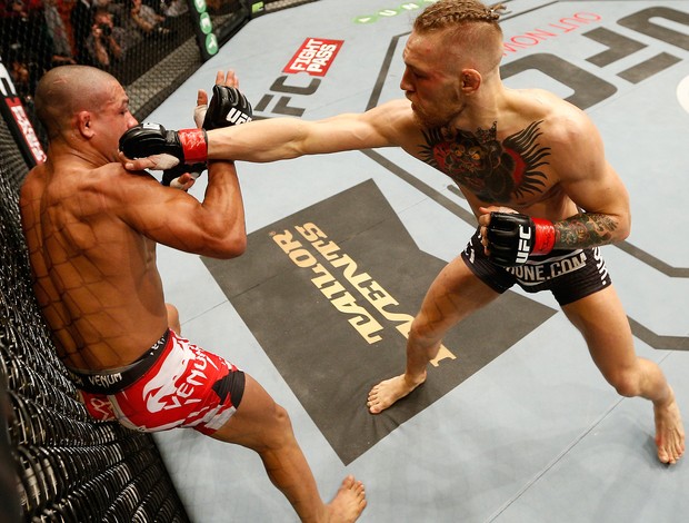 UFC Conor McGregor Diego Brandao (Foto: Agência Getty Images)