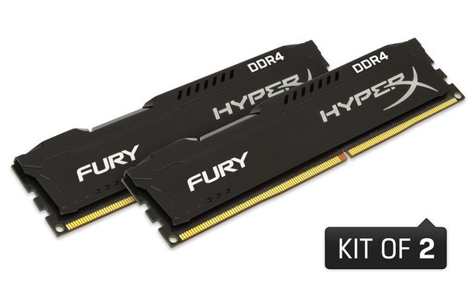Nova memórias 'monstra' DDR4 com overclock automático chega ao mercado Kingston-hyperx-fury-ddr4