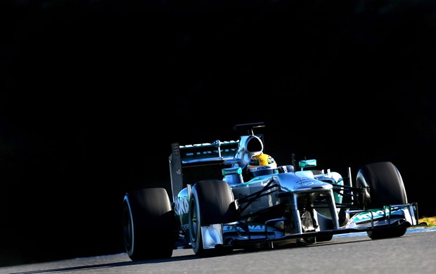 Lewis Hamilton Mercedes testes Jerez de la frontera (Foto: Agência Getty Images)