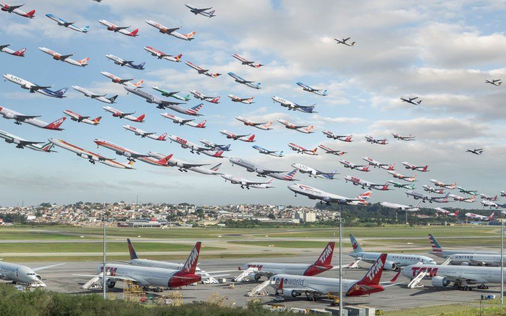 Para tirar as fotos, Kelley passou várias horas no mesmo lugar (Foto: Mike Kelley)