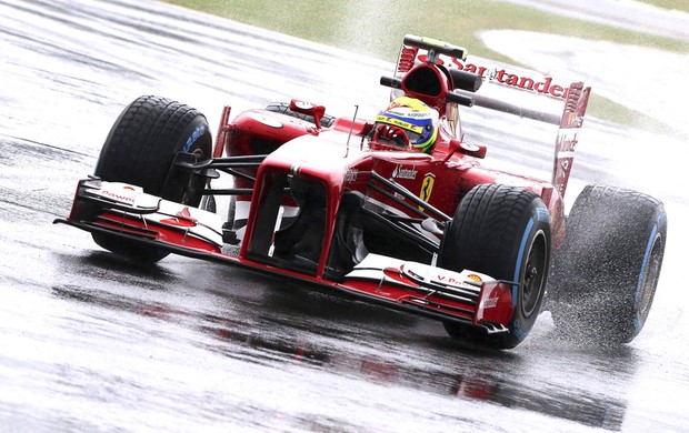 Felipe Massa Ferrari gp Inglaterra (Foto: Agência EFE)