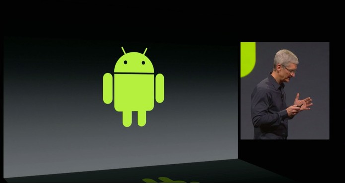 Apple e Android (Foto: Reprodução/ Apple) Apple e Android (Foto: Reprodução/ Apple)