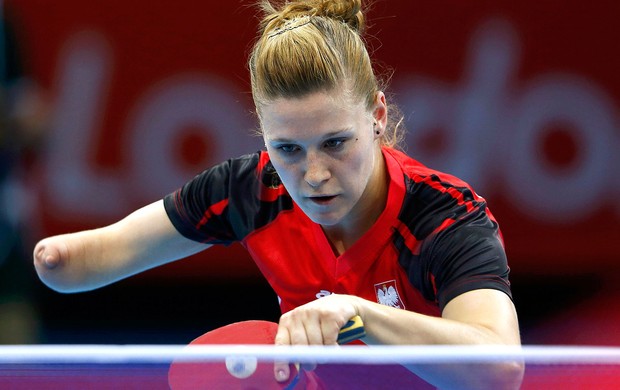 Natalia Partyka da Polônia, Tênis de Mesa (Foto: Agência Reuters)